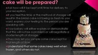Wedding Cakes Mississauga - When Was Your Cake Prepared