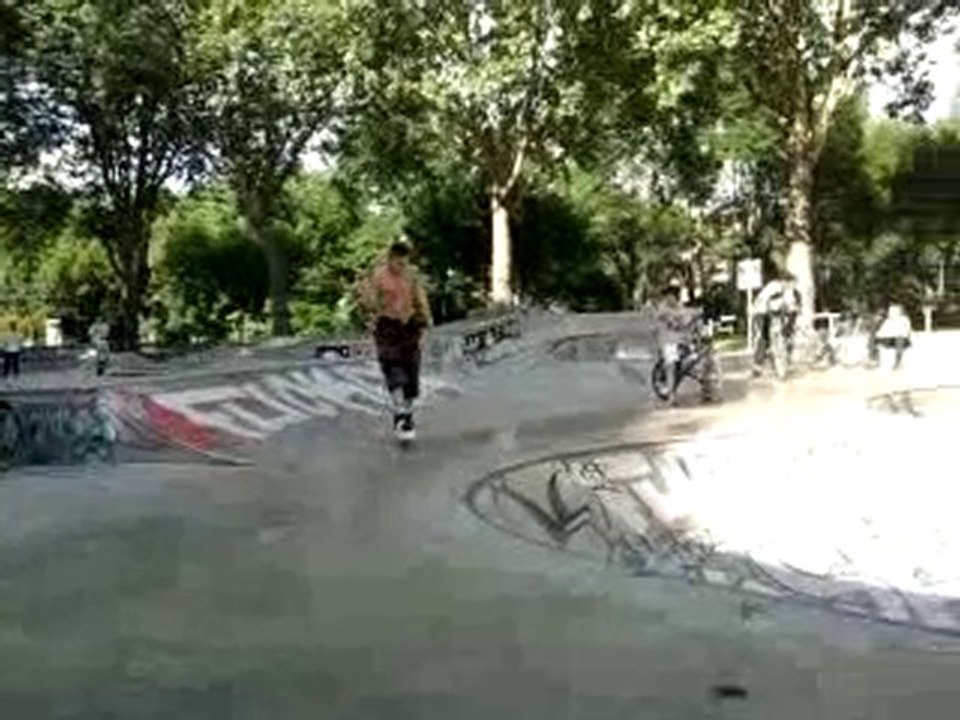front flip 180°