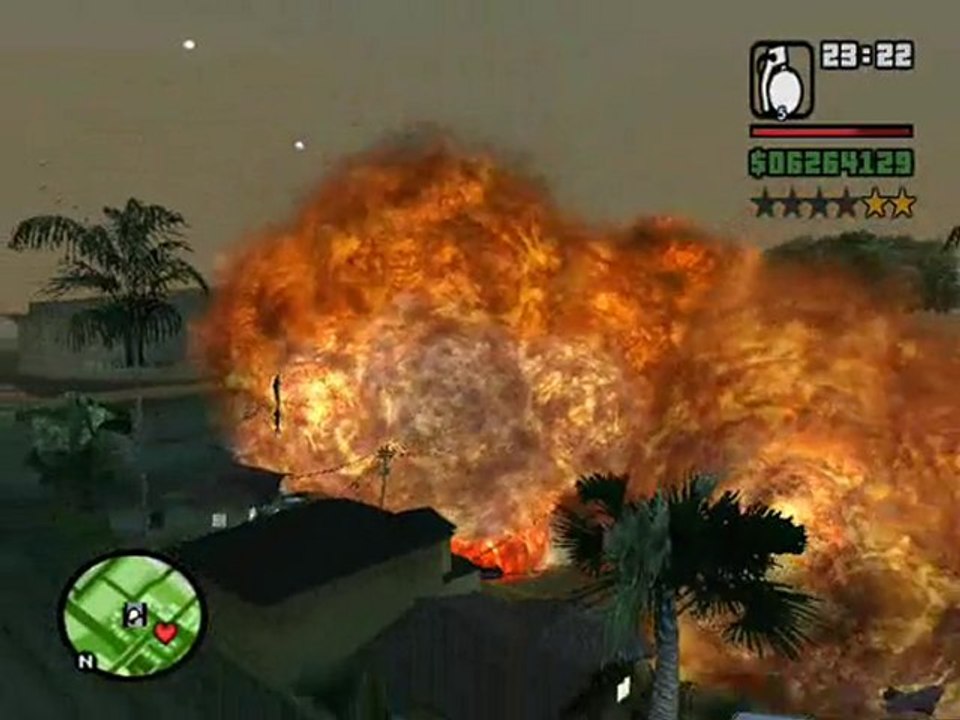 GTA SA big explosion