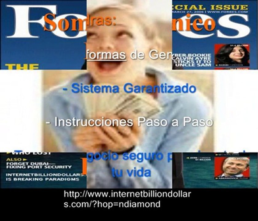 Unico Manual ¿ De Como Ganar Dinero Por Internet?