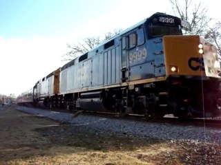 CSX business train (ocs) at Cartersville, GA 2-21-10
