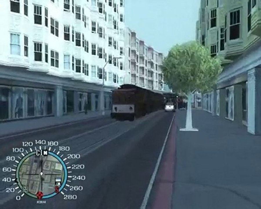 GTA San Andreas Gameplay - Tram passenger mod