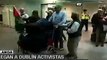 Llegan a Irlanda cinco activistas deportados por Israel