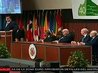 OEA rechaza propuesta de Canciller ecuatoriano de condenar a