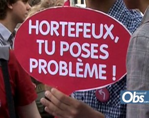 "Hortefeux démission, un ministre n'est pas raciste!"