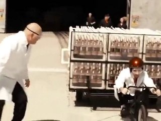 coca  + mentos = voiture fusée