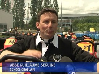 Racing drivers have god as their copilot