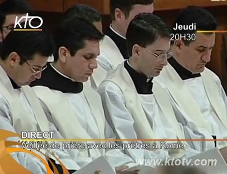 Veillée de prière avec les prêtres