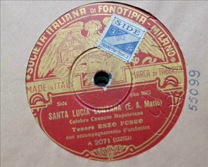 Tenore Enzo Fusco — Santa Lucia luntana (78 giri)