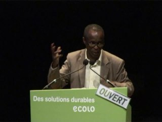 Ken N’Diaye au meeting d'Ecolo le 6 juin 2010