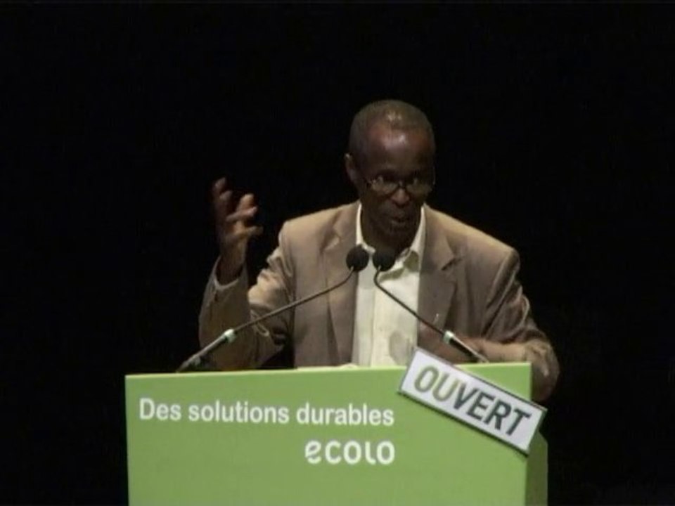 Ken N’Diaye au meeting d'Ecolo le 6 juin 2010