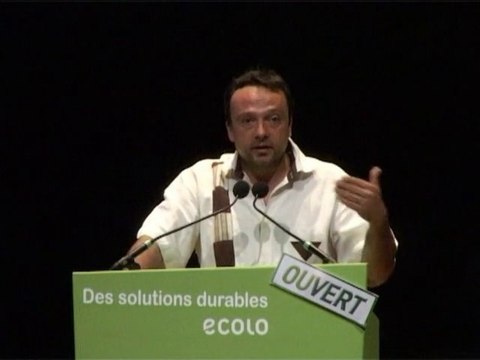 Pierre Ozer au meeting ECOLO ce 6 juin 2010