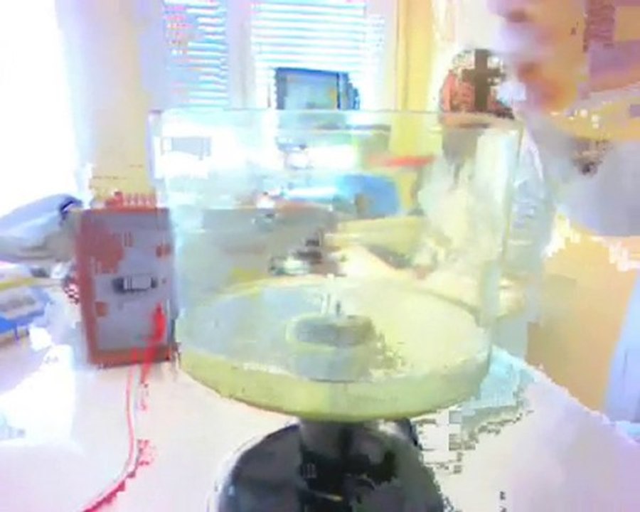 arbre a cristaux, le beurre et l'électrolyse de l'eau