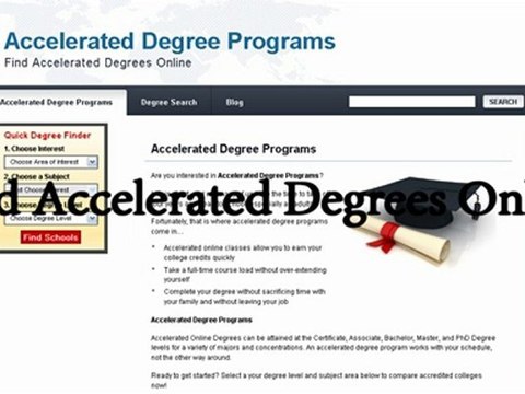 Accelerated Degree Programs