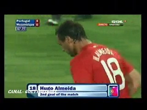 PORTUGAL 3-0 MOZANBIQUE ALMEIDA AMISTOSO 08-06-2010