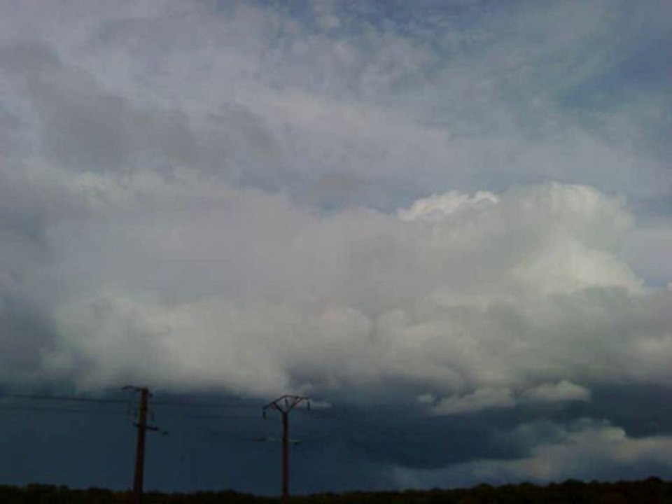 Météo 9 juin 2010: Nuages d'orages en images