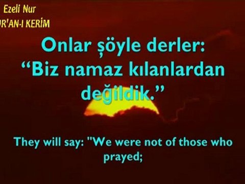 Muddessir Suresi - Mansur ez-Zehrani