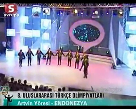 Endonezya Artvin Halk oyunu 8.Türkçe Olimpiyatı