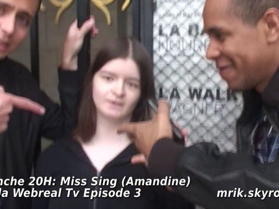 Miss Sing, Amandine de retour dimanche dans la webreal tv