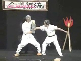 demo d un grand maitre(du rir) des art martiaux..