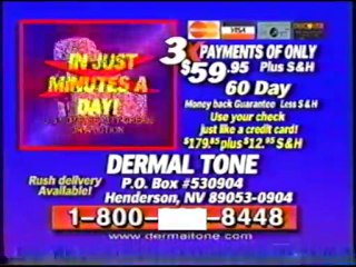 Dermal Tone Commercial