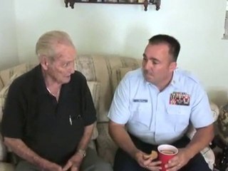 World War II veteran Harry Daube receives Purple Heart