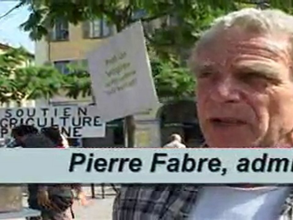 manif paniers vides nice