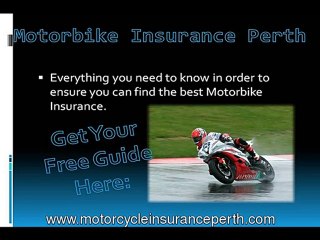 Must Know! Tips 4 Buying Motorbike Insurance in Perth-Austr