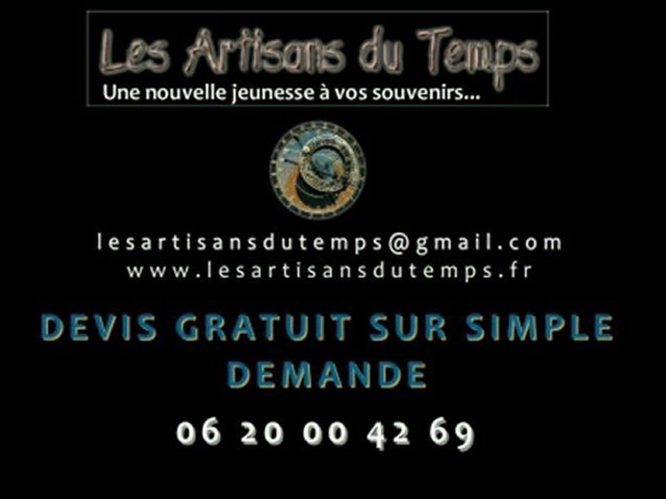 les artisans du temps transfert de 8mm super8 vhs sur dvd