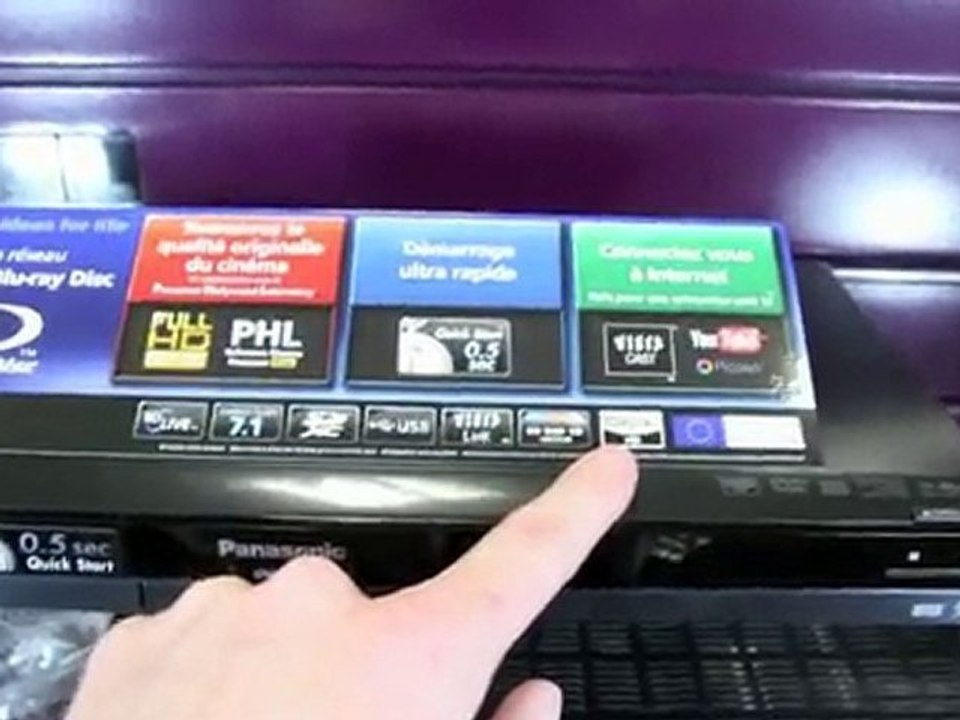 Panasonic BMP-BD65 — Lecteur Blu-ray / DVD / CD / DiVX / I