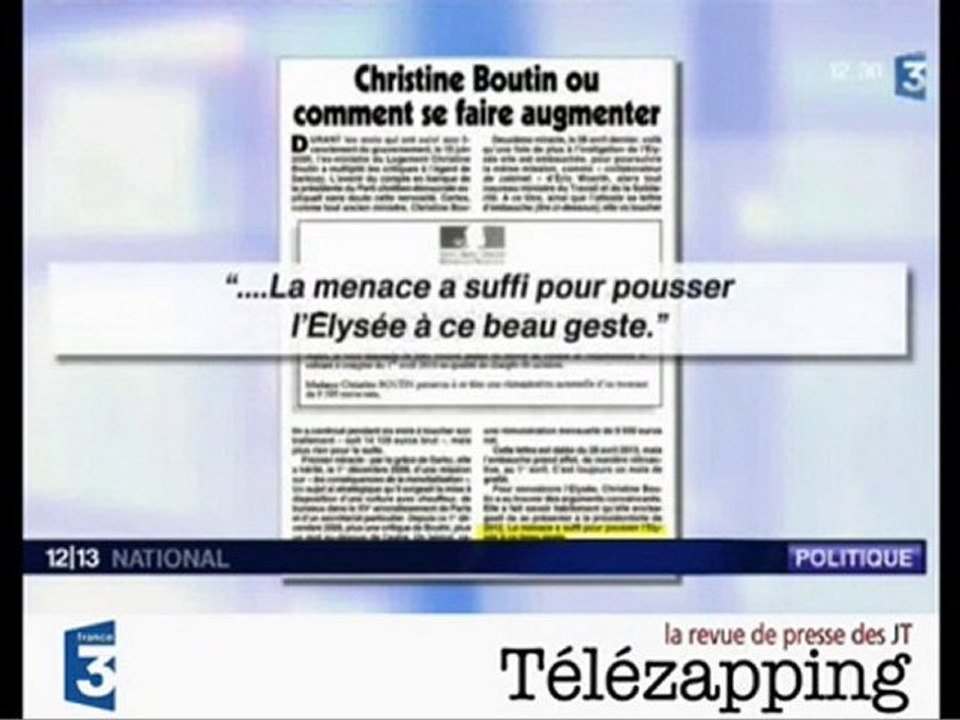 Christine Boutin : "le silence est d'or"