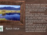 About Fay Ranches - pt 3 of 4 Ranch Value