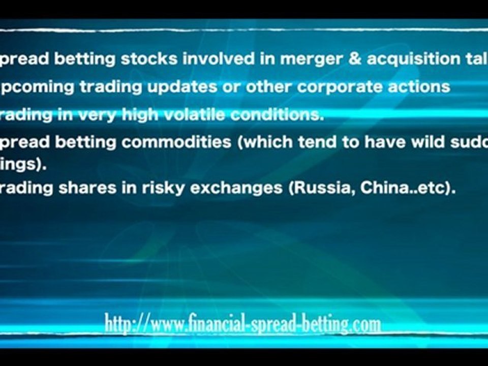 Situations where Guaranteed Stops are Useful