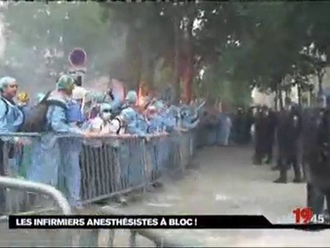 les infirmiers anesthésistes à bloc !