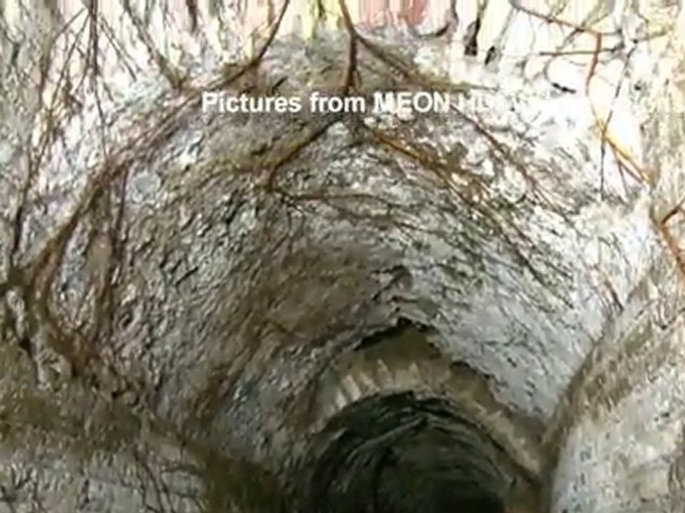 eski kilise ve altında ki  yeraltı su kanalı