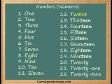 Como Aprender Ingles Los Numeros Numbers Learn English ...