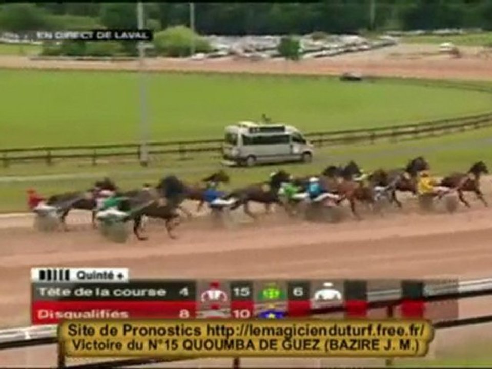 Vidéo Quinté a Laval GRAND NATIONAL DU TROT GNT