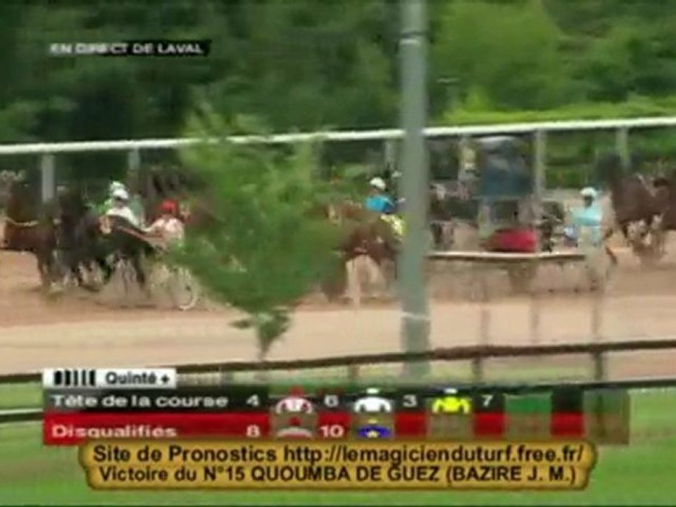Vidéo Quinté a Laval GRAND NATIONAL DU TROT GNT