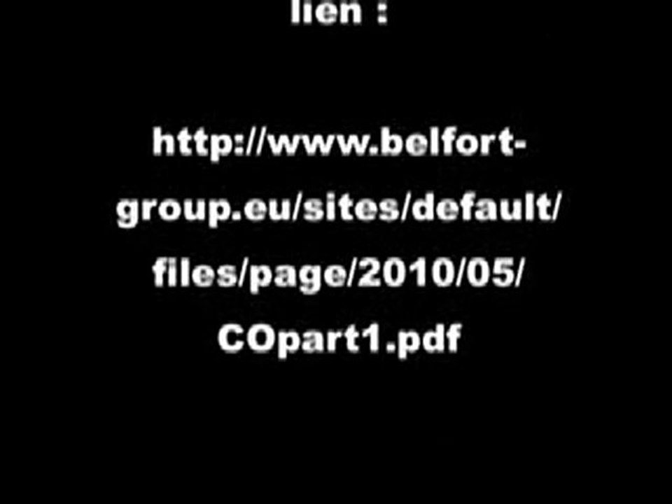 Important Rapport Scientifique sur Chemtrails