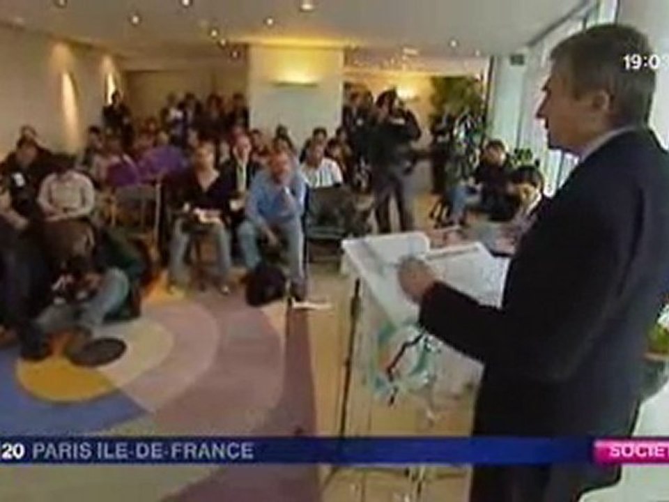 Conférence de presse sur la publicité à la RATP