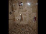 Travertine Shower & Travertine Floor Remodel Atlanta