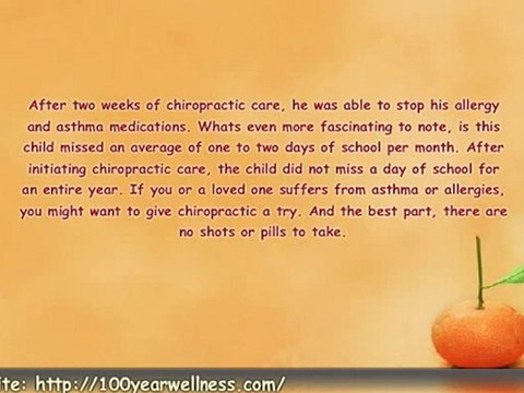chicago Chiropractor Helps Asthma and Allergies 100yearw