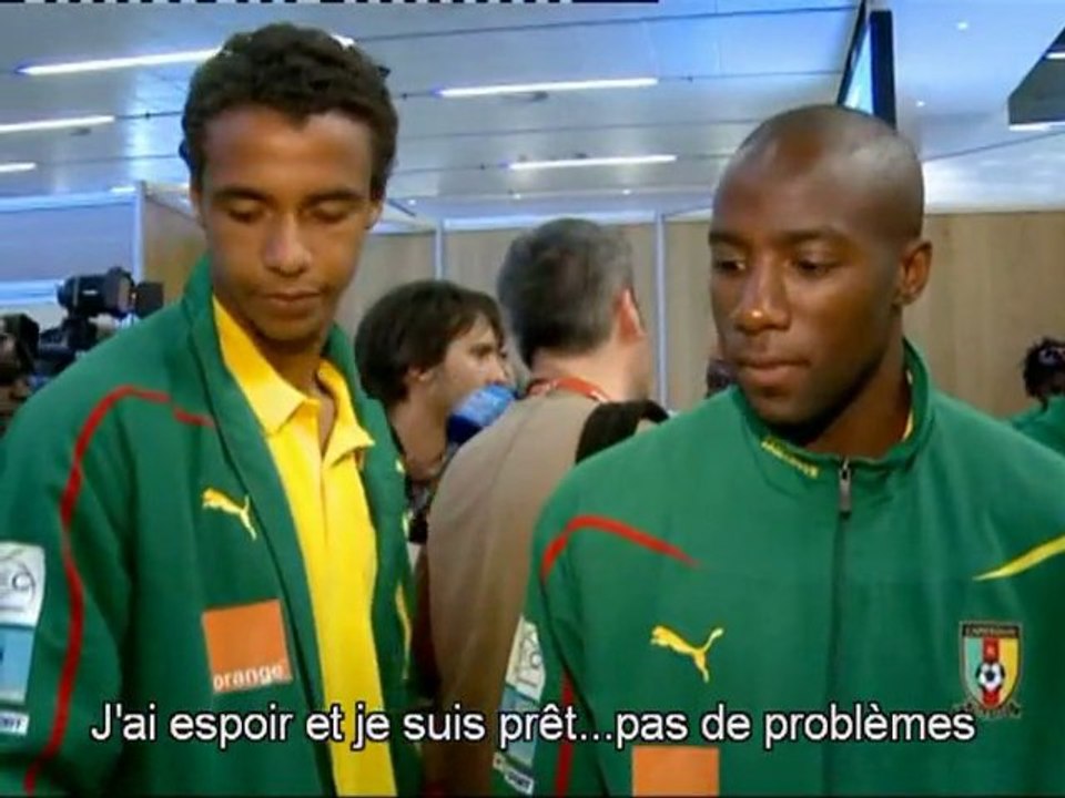 Coupe du Monde2010:Le Cameroun et la Côte d'Ivoire arrivent