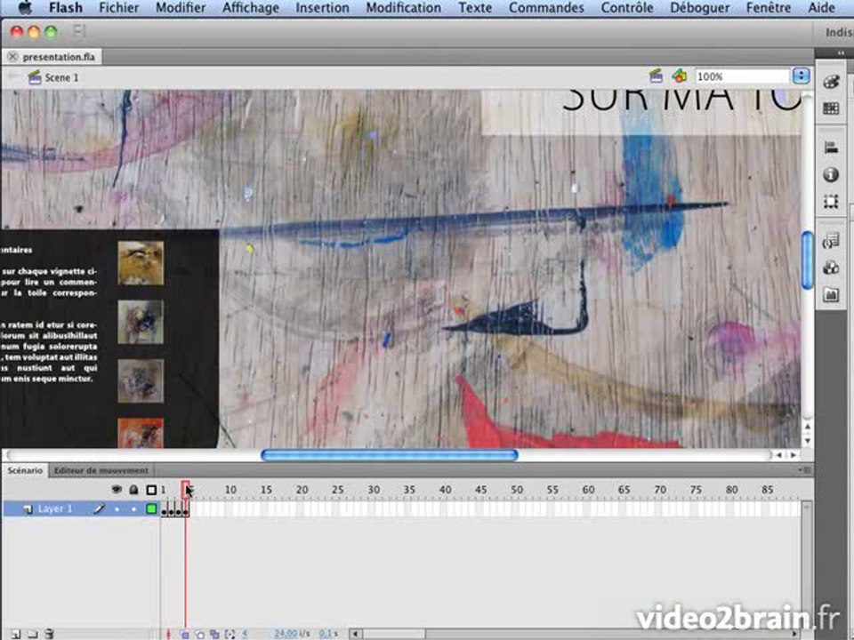 InDesign CS5 : Export Flash