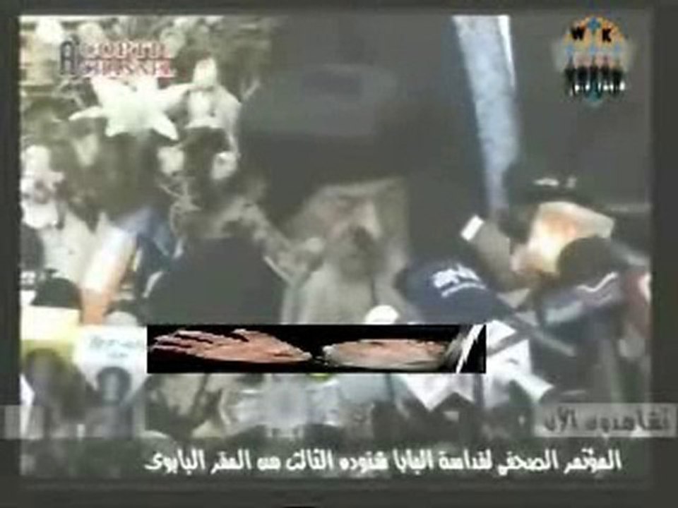لبابا شنوده يرفض الحكم بالزوتج الثاني اخر وقاحه 2\2