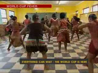 Football fever grips South Africa