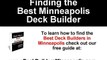 Deck Builders Minneapolis - Buyers Guide, Don't Get Ripped