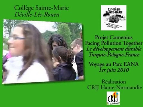 Projet Comenius : sortie pédagogique au Parc Eana