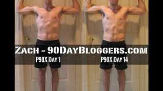 P90X Before and After Pictures - Zach's Day 14 Results