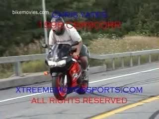 Honda cbr 900 rollingburnout